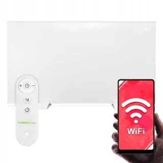 Ohrievač, nástenný infračervený žiarič 450 W WEBER HEAT JCH-45YW 50 × 90cm, diaľkové ovládanie